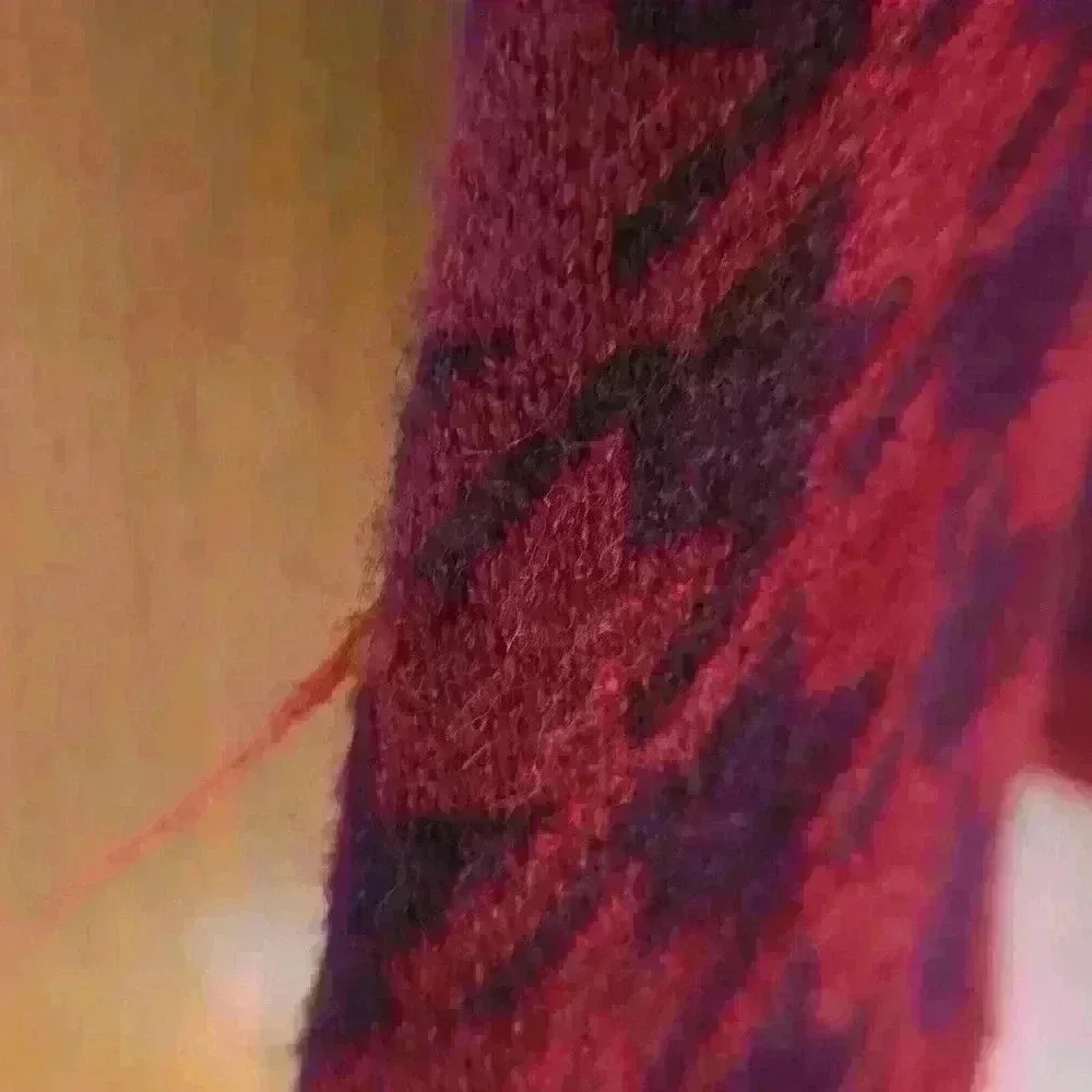 Sky's are blue brand, woolen skirt. Red& black checkered. Size small. - Picture 3 of 5